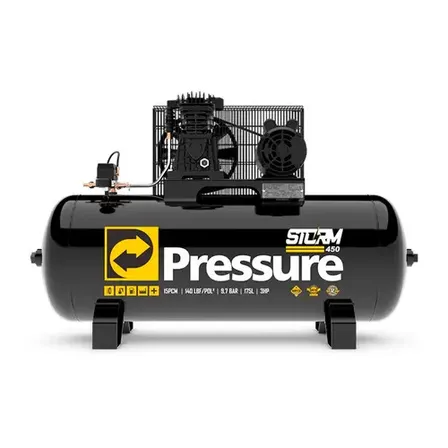 Compressor De Ar 15/175 Storm 450 127/220v Pressure Fase Elétrica Monofásica 220v