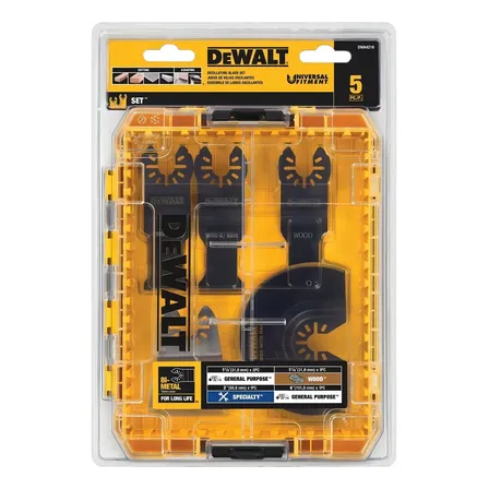 Kit Lâminas Multiferramenta Oscilante 5 Pçs Dwa4216 Dewalt