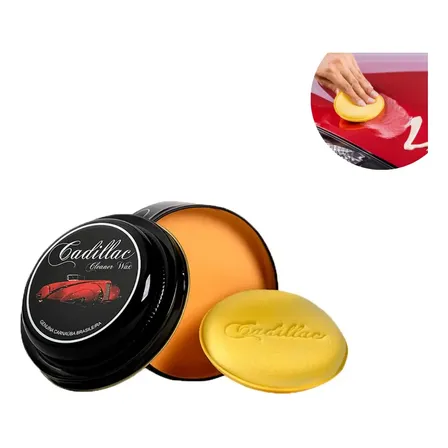 Cera Carnauba Premium Cadillac 150g - Cleaner Wax / Com Aplicador