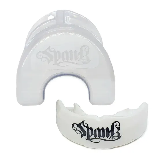Spank Protetor Bucal Profissional Moldável com estojo cor branco