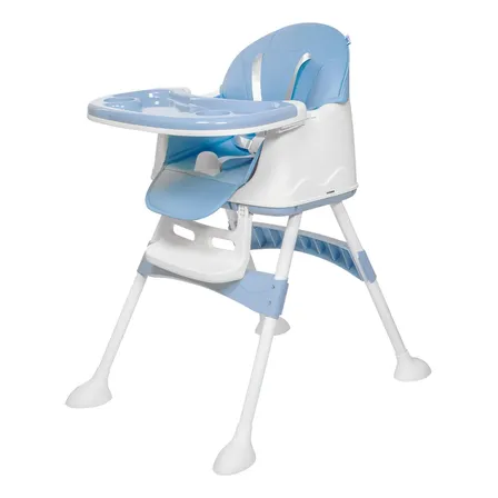 Cadeira De Alimentação Portátil Bebê Honey Maxi Baby Azul Liso