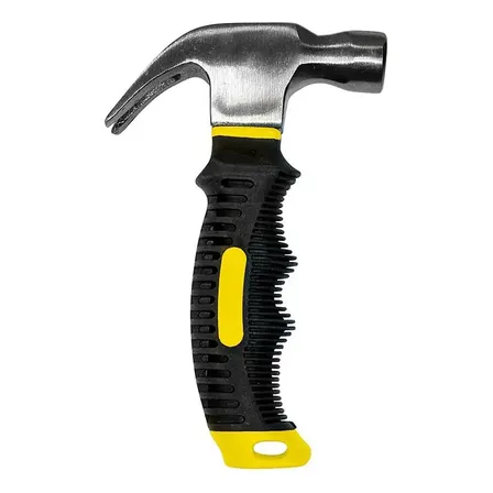 Mini Martelo Sd Tools Unha Curva Emborrachado Em Aço Carbono 23mm