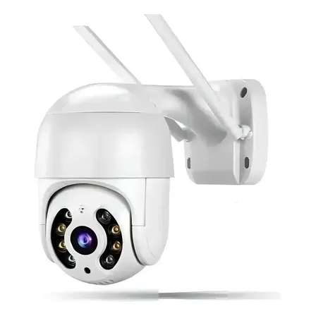 Câmera Ip Externa Prova Dágua Full Hd 1080p Wi-fi Cor Branco iCSee EKXY-A6