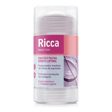 Bastão Facial Efeito Lifting Firmador E Preenchedor Ricca Momento De Aplicação Dia Tipo De Pele Todo Tipo De Pele