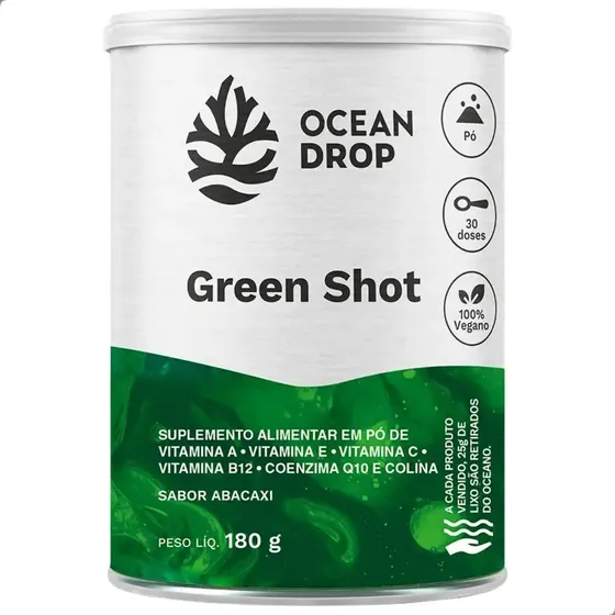 Green Shot Ocean Drop 180g Abacaxi