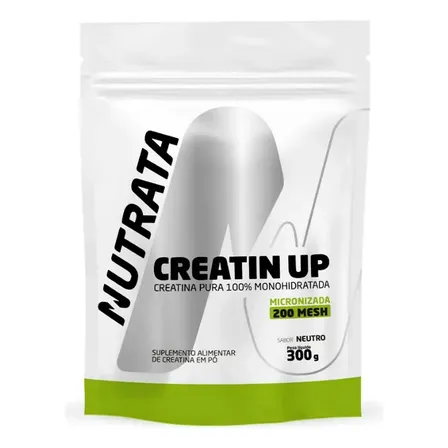 Creatina Monohidratada Nutrata 300g Refil em Pó Pura