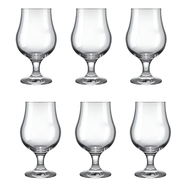 Kit 6 Taças Nadir Dublin 400ml Vidro para Cerveja e Chopp