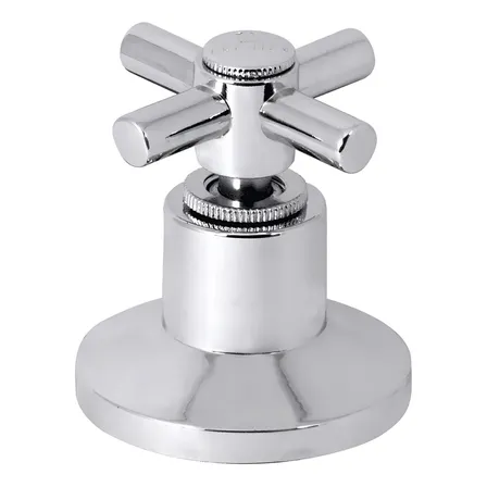 Kit Acabamento Registro C33 Cromado Deca Prateado Banheiro Lavabo