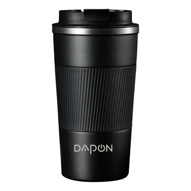 Copo Térmico Dapon 510ml Aço Inox Quente E Frio Cor Preto