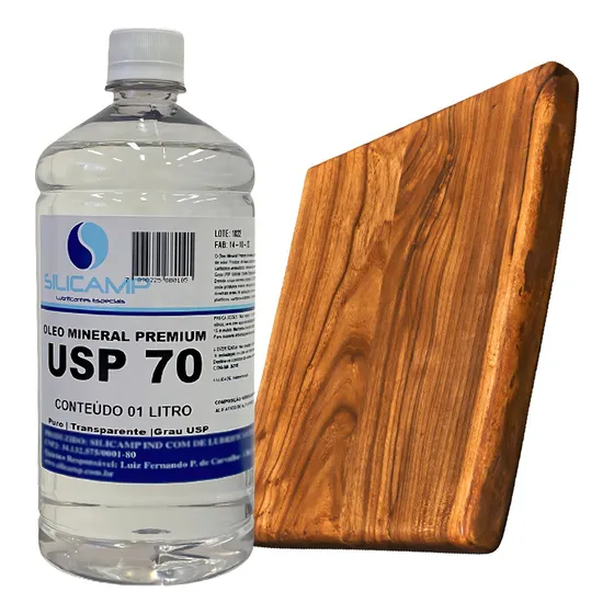Silicamp Oleo Usp Mineral tabua corte carne churrasco 1l