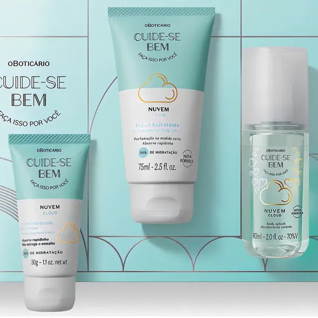 Mini Kit Cuidados Da Pele Presente Cuide-se Bem (3 Itens)