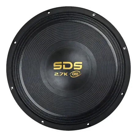Alto Falante Subwoofer Sds Eros E-15 2.7k 15 Pol 1350w 4 Ohm Cor Preto