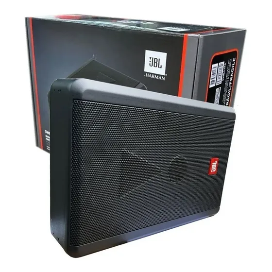 Caixa Amplificada Jbl Sw8a-ms Slim Sub 8pol 200wrms 3 Canais Cor Preto