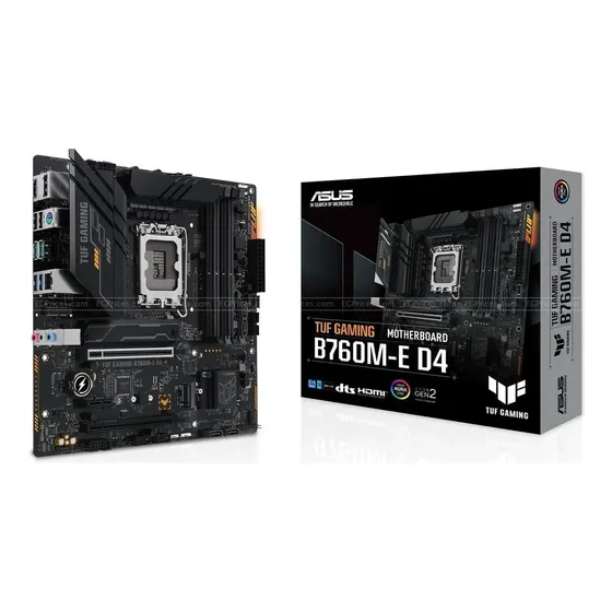 Placa Mãe Asus Tuf Gaming B760m-e D4 B760 Lga 1700 Matx Ddr4