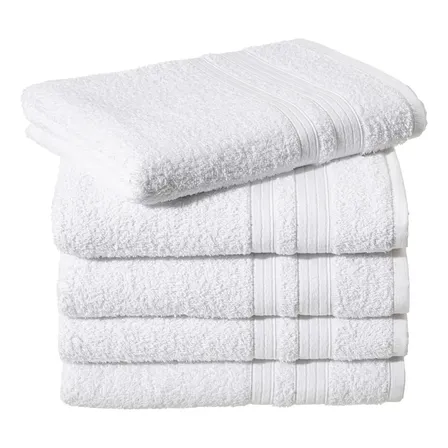 Laune Haus Kit Toalha Banho Grossa Hotelaria Cor Branco 10 Unidades Liso