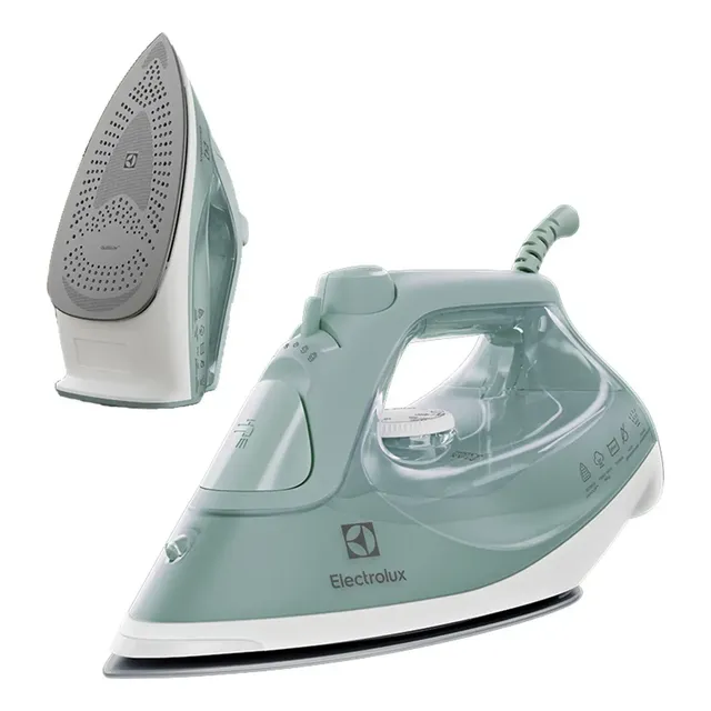 FERRO ELECTROLUX DE PASSAR A VAPOR E SECO EXPERIENCE COM POWERVAPOUR VERDE CLARO ESI51