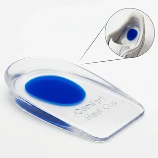 Palmilha Gel Ortopédica Silicone Fascite Plantar Esporão Calcanhar