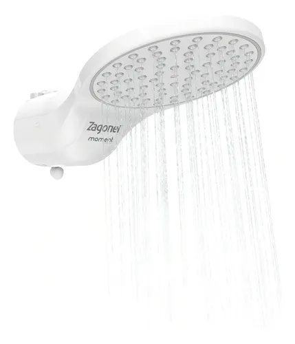 Ducha Moment 4 Temperaturas 6800w Branco Econômico De Parede 220v 6.8 Kw