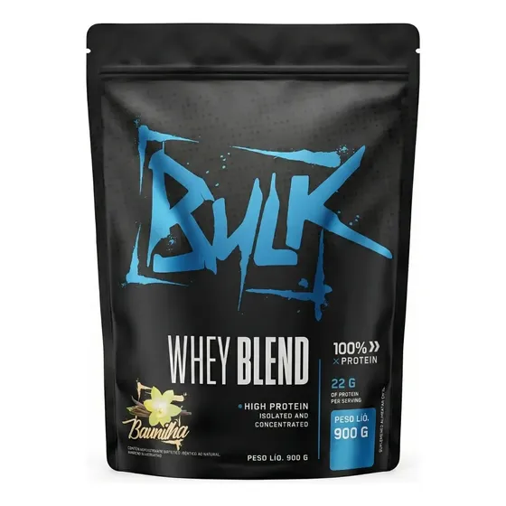 Whey Protein Blend 900g Bulk Nutrition Sabor Baunilha