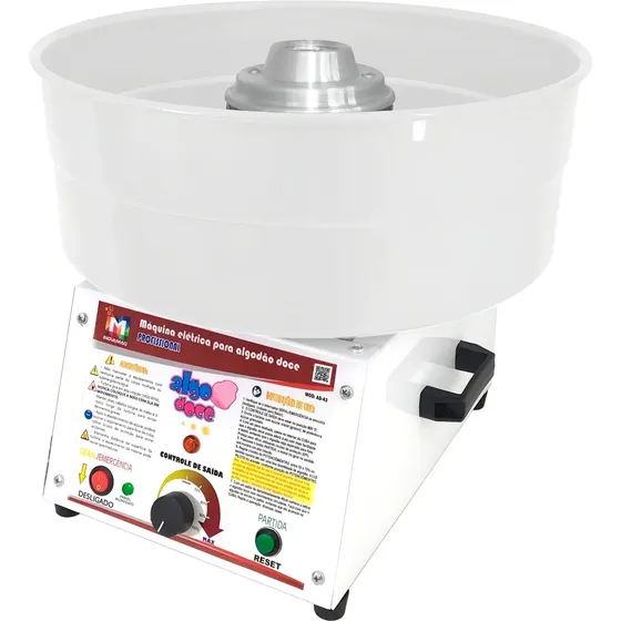 Máquina de algodão doce Inovamaq AD-43-cor branco -