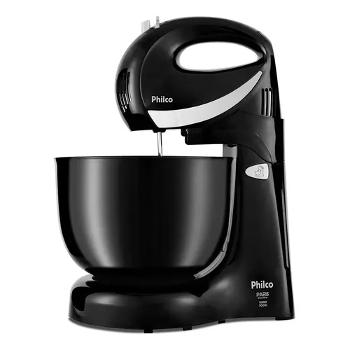 Batedeira Paris Duo Mixer Turbo 4 Litros 500w Preta Philco Preto 60 127v