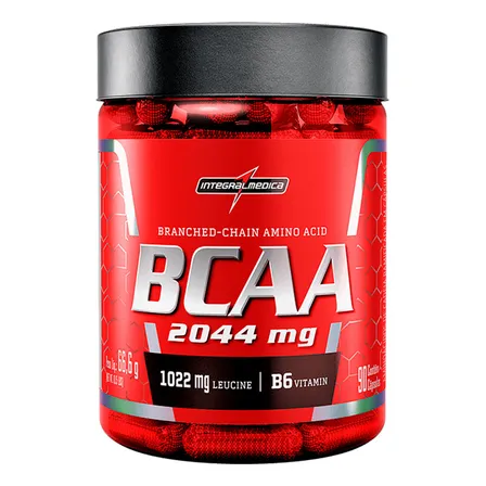 Bcaa 2044mg Integralmédica Bcaa 2044mg 90 Cápsulas Sem Sabor