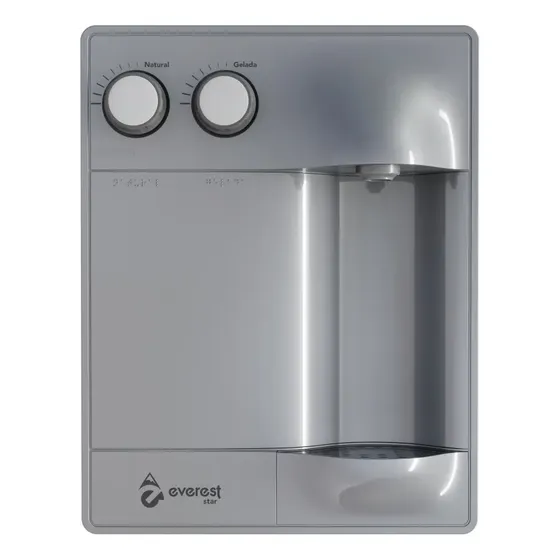 Purificador De Água Refrigerado Everest Star Prata Cor Prateado