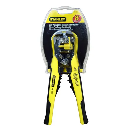 Alicate Desencapador E Crimpador Corte Reto De Fios Stanley 96-230 203mm Inox 8 Pol