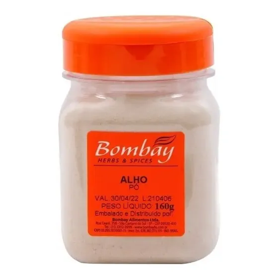 Alho Em Pó 160g Bombay Herbs & Spices