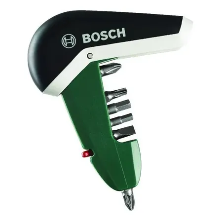 Kit De Bolso De Pontas Bosch Para Parafusar Com 7 Peças Preto