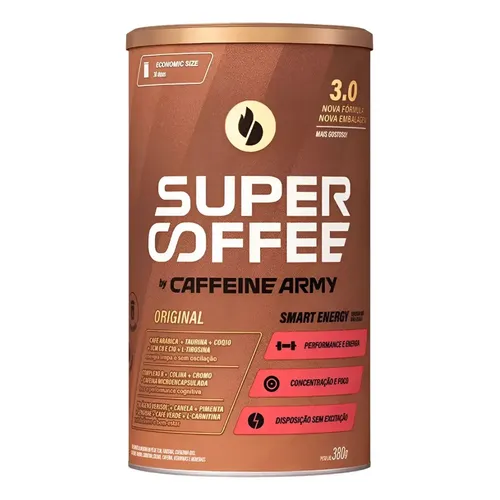 Suplemento en pó Caffeinarmy Cafeína de SuperCoffee sabor original x 380g