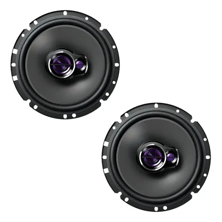 Par Alto Falante Pioneer 6 Polegadas 100w Triaxial Ts1760br Preto