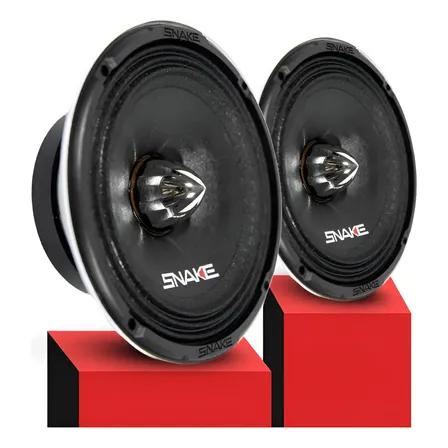 Par Alto Falante Snake 6 Polegadas Esv-200 200w Rms Cada Cor Preto