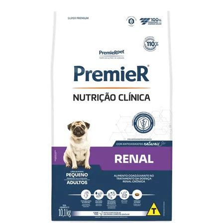 Ração Premier Nutrição Clínica Renal Cães Porte Pequeno 10kg
