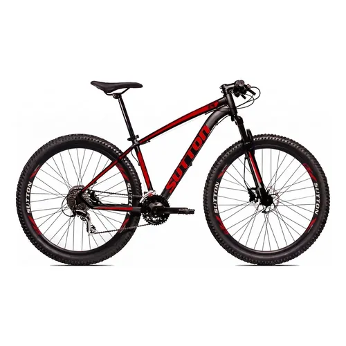 Bicicleta Mountain Bike Sutton Gold 2022 R29 Tamanho Do Uadro 19 - Preto/vermelho