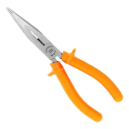 Alicate Bico Meia Cana Longo Reto 8'' Corte Preciso Corneta