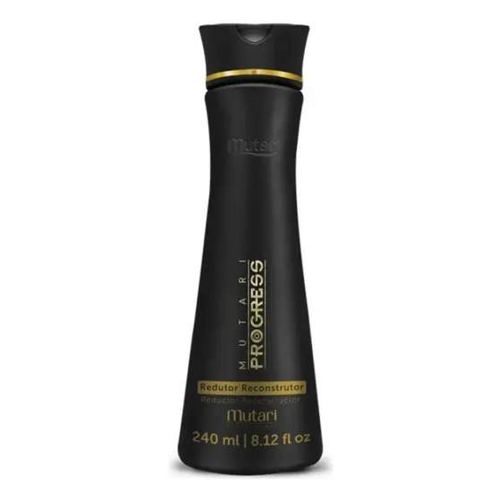 Escova Progressiva Mutari Progress Selagem Sem Formol 240ml Alinhamento Profissional Com Restauração