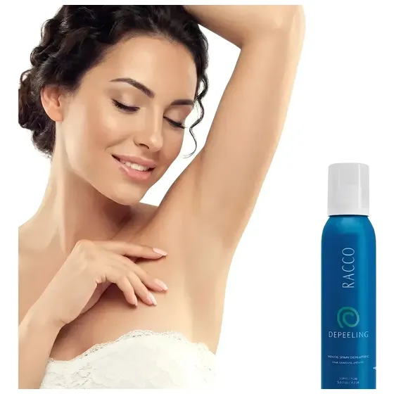 Kit C/2 Mousse Spray Depilatório Depeeling Racco 150ml