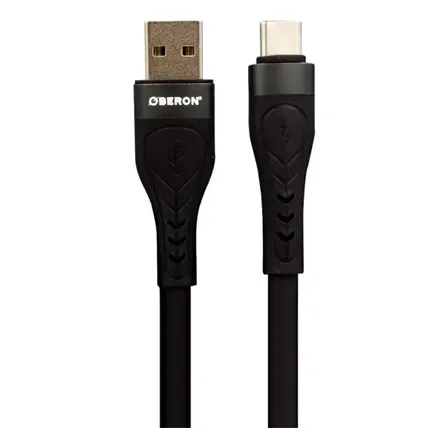Cabo Tipo C 5.2a Usb Carregamento Rápido 2 Metros - Oberon Cor Variado Preto