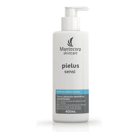 Creme De Limpeza Capilar 2 Em 1 Pielus Sensi 400ml Mantecorp