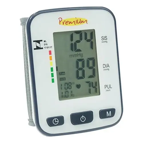 Aparelho De Pressão Digital De Pulso Premium Bpsp21 Medidor Automático Batimentos Cardíacos Arterial Portátil Tecnologia Digital