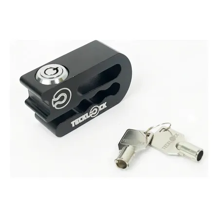 Trava Antifurto Disco Freio Universal Moto Tecklock Preta