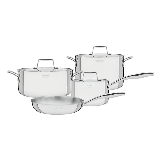 Conjunto de utensílios de cozinha Tramontina Grano de 7 peças em aço