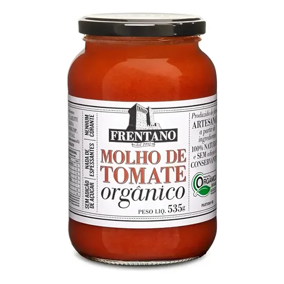 Molho de Tomate Orgânico Frentano 535g