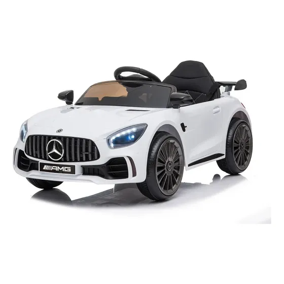 Carrinho Para Criança Elétrico 12v Mini Mercedes Replay Kids Branco 12v