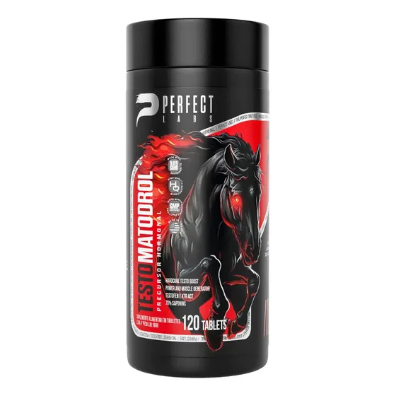 Testomatodrol Perfect Labs Feno Grego Boro ZMA Vit B6 B12 120 Cápsulas
