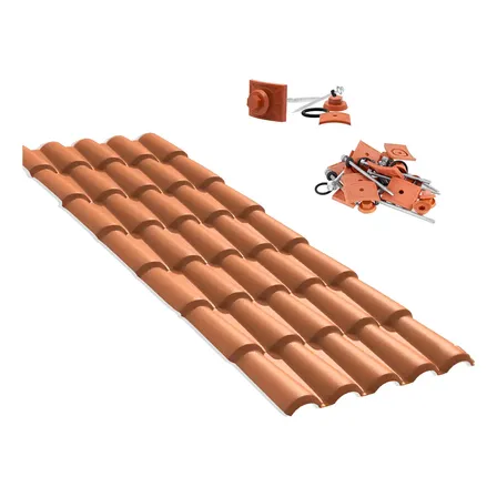 Telha Pvc Colonial Ecológica - 2,62m X 0,88m