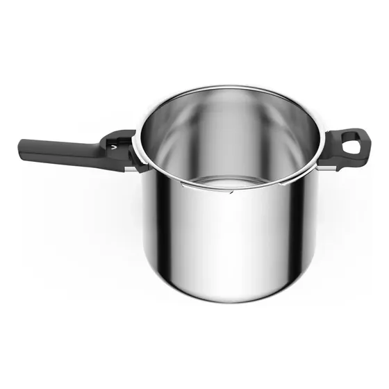 Panela De Pressão Rochedo Inox Trendy 8 Litros Fechamento Externo e Indução