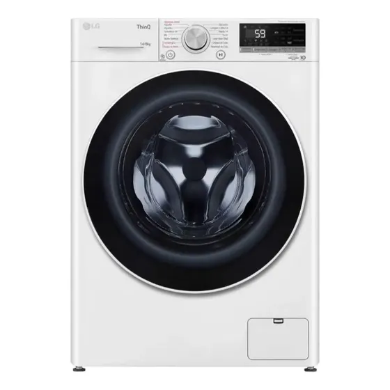 Lava e Seca Smart LG VC4 14kg Branca com Inteligência Artificial AIDD - 127V