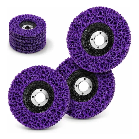 Kit 3 Discos Flap 115mm Removedor De Tintas Verniz E Ferrugem Quality Home Roxo